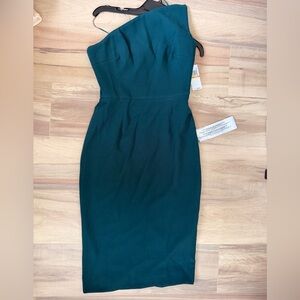 Dress the Population Strapless Teal Dress